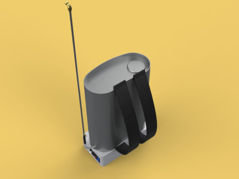 ELECTRIC KNAPSACK SPRAYER BACKPACK TANK PUMP MOTOR BATTERY SPRAY 3D Model