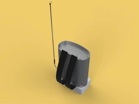 ELECTRIC KNAPSACK SPRAYER BACKPACK TANK PUMP MOTOR BATTERY SPRAY 3D Model