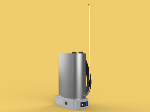 ELECTRIC KNAPSACK SPRAYER BACKPACK TANK PUMP MOTOR BATTERY SPRAY 3D Model