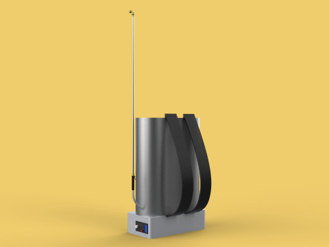ELECTRIC KNAPSACK SPRAYER BACKPACK TANK PUMP MOTOR BATTERY SPRAY 3D Model