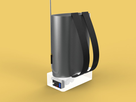 ELECTRIC KNAPSACK SPRAYER BACKPACK TANK PUMP MOTOR BATTERY SPRAY 3D Model