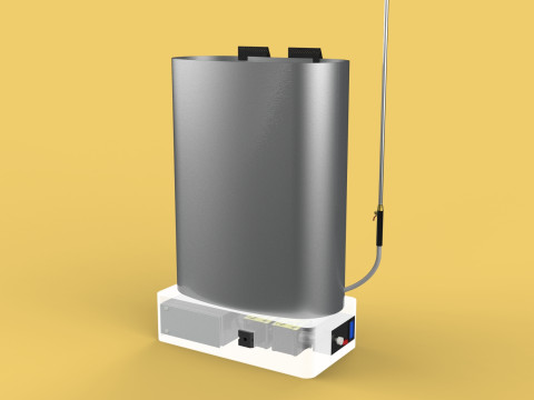 ELECTRIC KNAPSACK SPRAYER BACKPACK TANK PUMP MOTOR BATTERY SPRAY 3D Model
