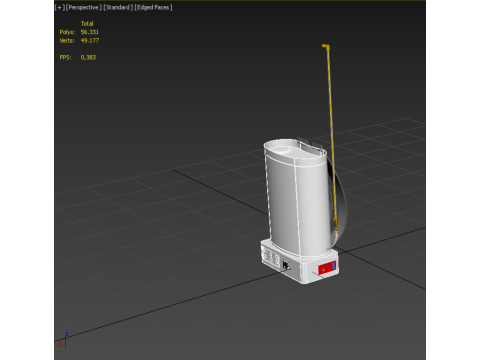 ELECTRIC KNAPSACK SPRAYER BACKPACK TANK PUMP MOTOR BATTERY SPRAY 3D Model