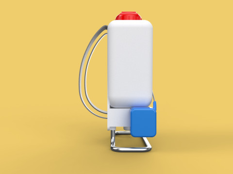 SOLAR CELL ELECTRIC KNAPSACK SPRAYER TANK PUMP MOTOR BATTERY 3Dモデル