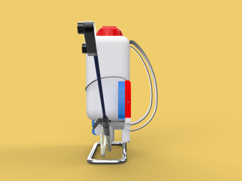 SOLAR CELL ELECTRIC KNAPSACK SPRAYER TANK PUMP MOTOR BATTERY 3Dモデル