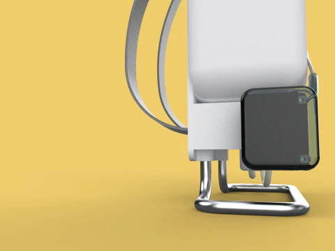 太陽電池 電気ナップザック噴霧器 タンク ポンプ モーター バッテリー 3Dモデル