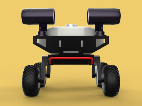 VEHICLE SPRAYER AUTONOMOUS UNMANNED ROBOT TRACTOR GROUND FIELD 3Dモデル