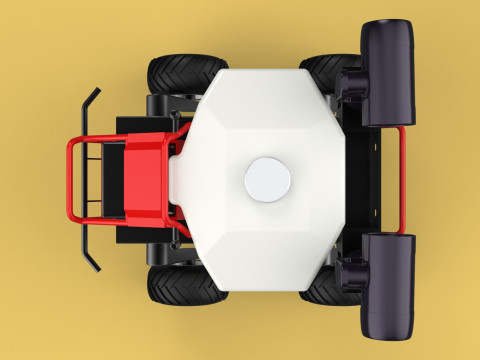 VEHICLE SPRAYER AUTONOMOUS UNMANNED ROBOT TRACTOR GROUND FIELD 3Dモデル