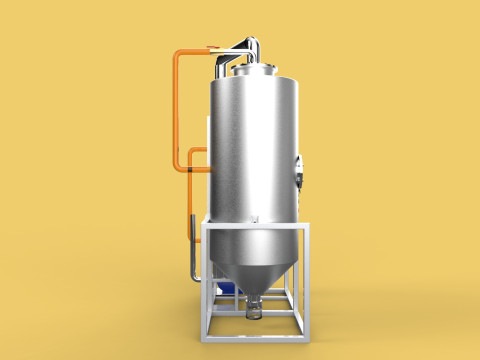 CENTRIFUGAL SPRAY DRYER MACHINE SPRAYING DRYING POWDER GRANULE 3D Model