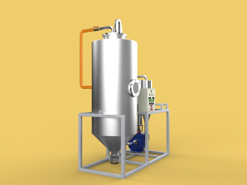 CENTRIFUGAL SPRAY DRYER MACHINE SPRAYING DRYING POWDER GRANULE 3D Model
