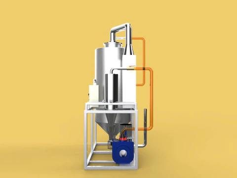 CENTRIFUGAL SPRAY DRYER MACHINE SPRAYING DRYING POWDER GRANULE 3D Model
