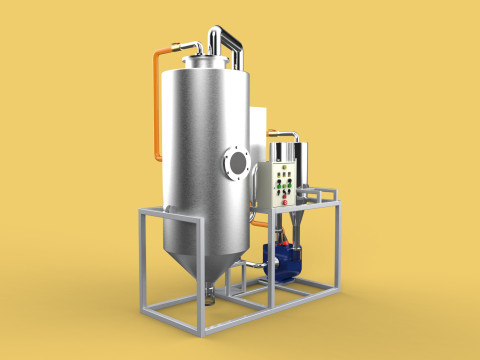 CENTRIFUGAL SPRAY DRYER MACHINE SPRAYING DRYING POWDER GRANULE 3D Model