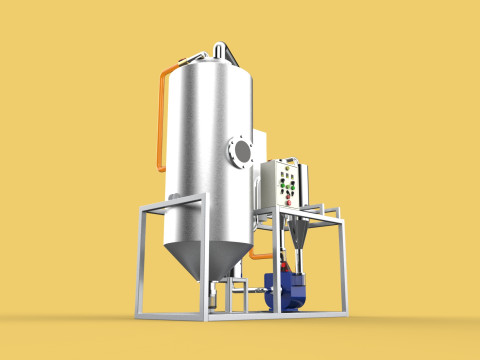CENTRIFUGAL SPRAY DRYER MACHINE SPRAYING DRYING POWDER GRANULE 3D Model