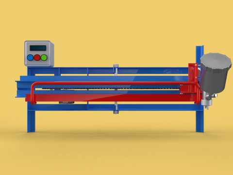 AUTOMATIC PAINT SPRAYING MACHINE SPRAYER COATING AIRBRUSH TOOL 3Dモデル