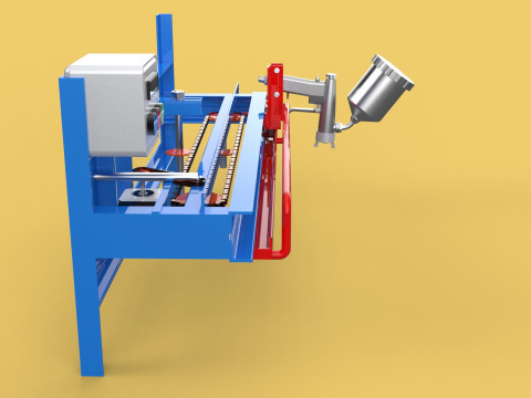 AUTOMATIC PAINT SPRAYING MACHINE SPRAYER COATING AIRBRUSH TOOL 3Dモデル