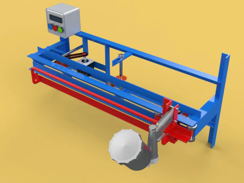 AUTOMATIC PAINT SPRAYING MACHINE SPRAYER COATING AIRBRUSH TOOL 3D Model