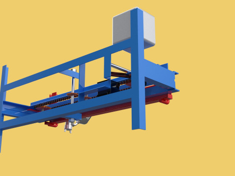 AUTOMATIC PAINT SPRAYING MACHINE SPRAYER COATING AIRBRUSH TOOL 3Dモデル