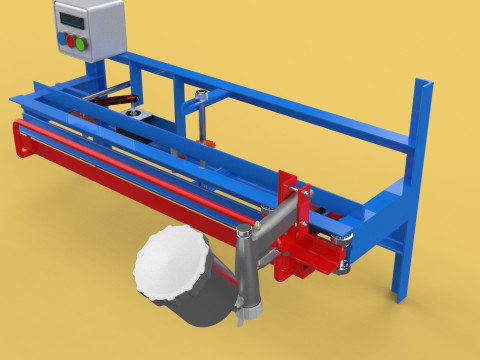 AUTOMATIC PAINT SPRAYING MACHINE SPRAYER COATING AIRBRUSH TOOL 3Dモデル