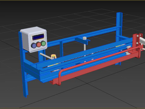 AUTOMATIC PAINT SPRAYING MACHINE SPRAYER COATING AIRBRUSH TOOL 3D Model