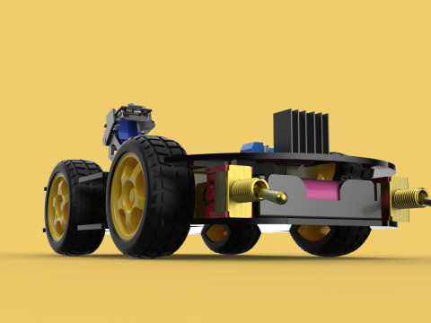 SURVEILLANCE ROBOT CAMERA SECURITY SMART CAR PATROL AUTONOMOUS 3Dモデル