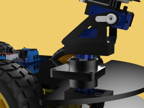 SURVEILLANCE ROBOT CAMERA SECURITY SMART CAR PATROL AUTONOMOUS 3Dモデル