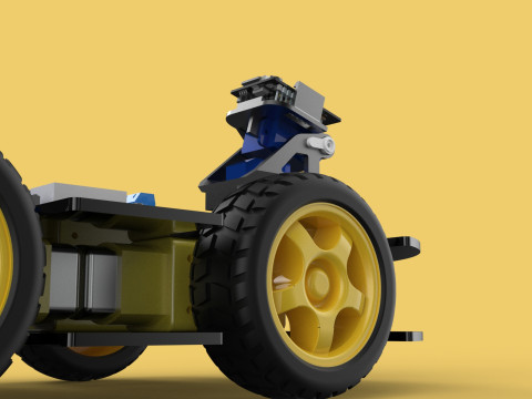SURVEILLANCE ROBOT CAMERA SECURITY SMART CAR PATROL AUTONOMOUS 3Dモデル