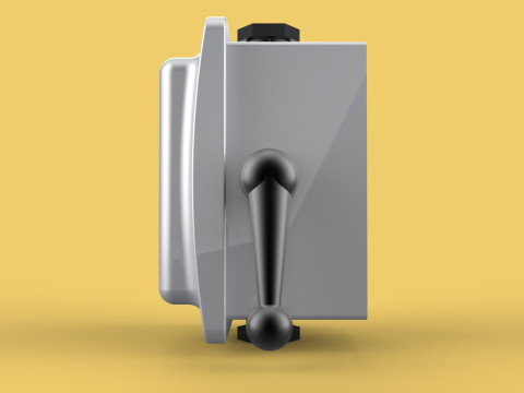 HANDLE LEVER CAM STARTER COS CHANGE OVER SWITCH OHM TOGGLE KNOB 3Dモデル