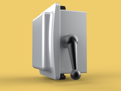 HANDLE LEVER CAM STARTER COS CHANGE OVER SWITCH OHM TOGGLE KNOB 3Dモデル