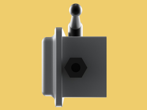 HANDLE LEVER CAM STARTER COS CHANGE OVER SWITCH OHM TOGGLE KNOB 3Dモデル
