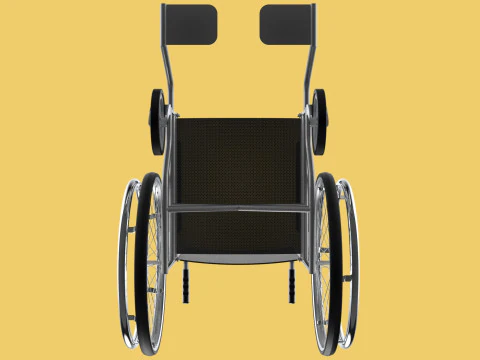 STANDARD MEDICAL WHEELCHAIR MANUAL WHEEL CHAIR MOBILITY 3D Model