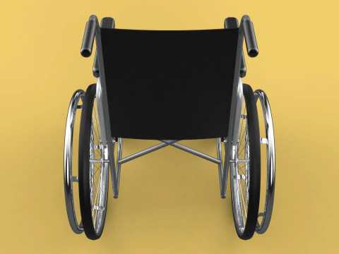 STANDARD MEDICAL WHEELCHAIR MANUAL WHEEL CHAIR MOBILITY 3D Model