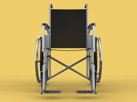 STANDARD MEDICAL WHEELCHAIR MANUAL WHEEL CHAIR MOBILITY 3D Model