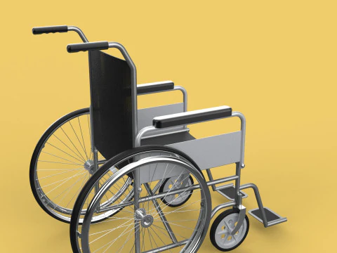 STANDARD MEDICAL WHEELCHAIR MANUAL WHEEL CHAIR MOBILITY 3D Model