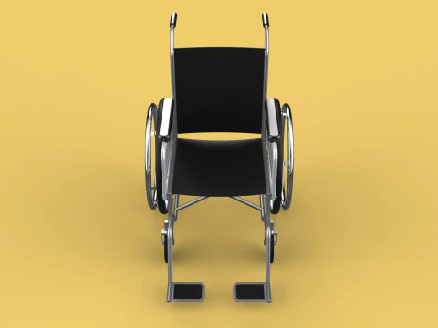 STANDARD MEDICAL WHEELCHAIR MANUAL WHEEL CHAIR MOBILITY 3D Model