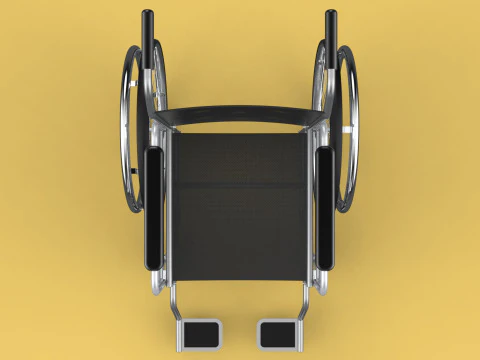 STANDARD MEDICAL WHEELCHAIR MANUAL WHEEL CHAIR MOBILITY 3D Model