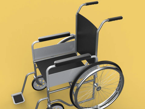 STANDARD MEDICAL WHEELCHAIR MANUAL WHEEL CHAIR MOBILITY 3D Model