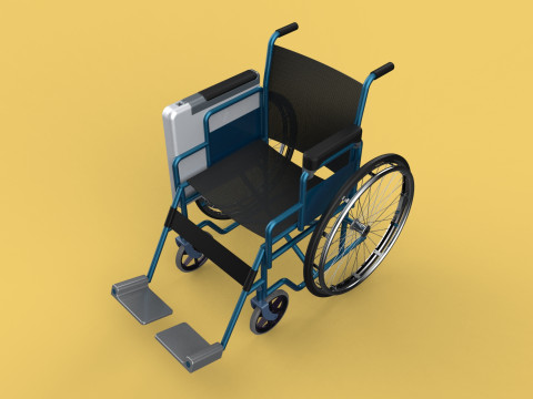 WHEELCHAIR SEAT LAP TRAY TABLE CUP HOLDER FOLDING RETRACTABLE Modèle 3D