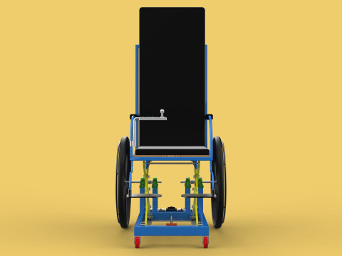ELEVATING POWER ELECTRIC WHEELCHAIR ADJUSTABLE HEIGHT STANDING 3D Модель