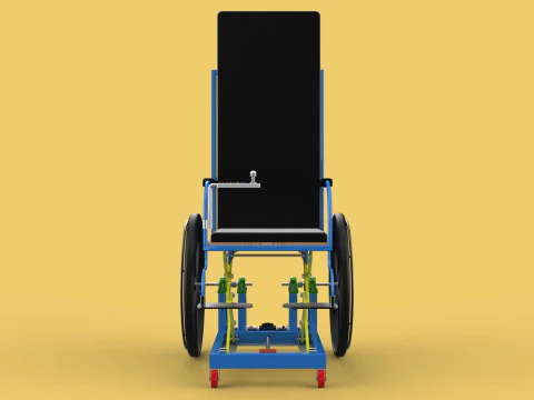 ELEVATING POWER ELECTRIC WHEELCHAIR ADJUSTABLE HEIGHT STANDING 3D Model