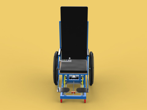 ELEVATING POWER ELECTRIC WHEELCHAIR ADJUSTABLE HEIGHT STANDING 3D Модель