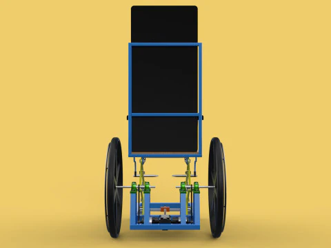 ELEVATING POWER ELECTRIC WHEELCHAIR ADJUSTABLE HEIGHT STANDING 3D Model