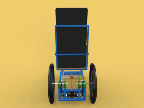 ELEVATING POWER ELECTRIC WHEELCHAIR ADJUSTABLE HEIGHT STANDING 3D Model