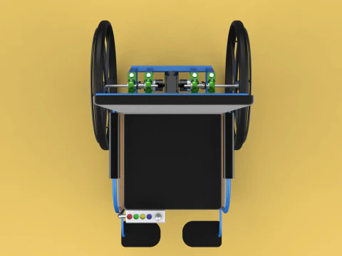 ELEVATING POWER ELECTRIC WHEELCHAIR ADJUSTABLE HEIGHT STANDING 3D Model