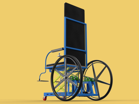 ELEVATING POWER ELECTRIC WHEELCHAIR ADJUSTABLE HEIGHT STANDING 3D Модель