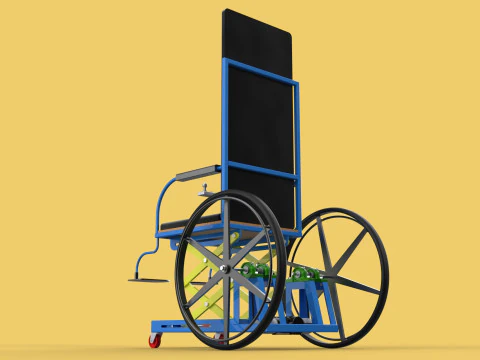 ELEVATING POWER ELECTRIC WHEELCHAIR ADJUSTABLE HEIGHT STANDING 3D Model
