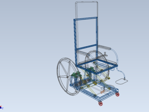 ELEVATING POWER ELECTRIC WHEELCHAIR ADJUSTABLE HEIGHT STANDING 3D Модель