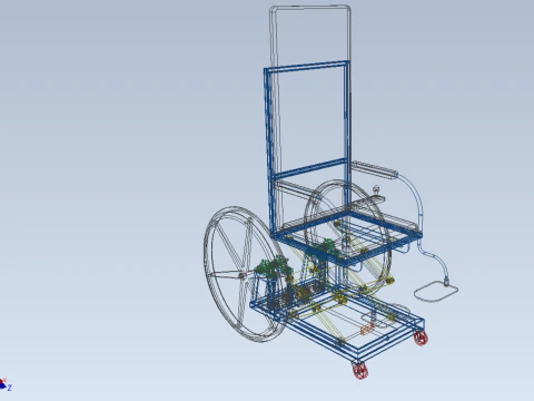 ELEVATING POWER ELECTRIC WHEELCHAIR ADJUSTABLE HEIGHT STANDING 3D Model
