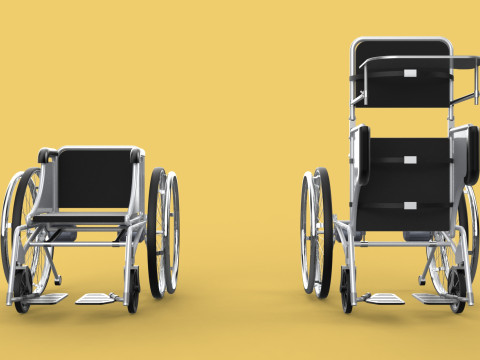 MANUAL STANDING STAND UP HANDICAPPED SPORTS WHEELCHAIR ELECTRIC Model 3D