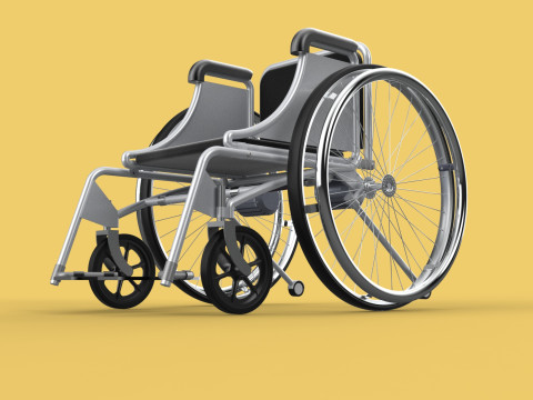 MANUAL STANDING STAND UP HANDICAPPED SPORTS WHEELCHAIR ELECTRIC Model 3D