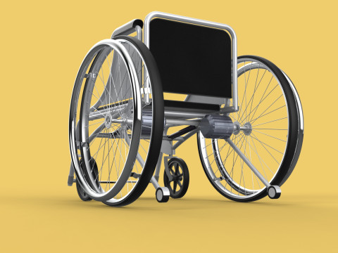 MANUAL STANDING STAND UP HANDICAPPED SPORTS WHEELCHAIR ELECTRIC Model 3D